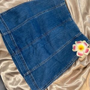 Mini Jean Skirt